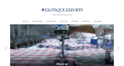 Desktop Screenshot of exotique-exports.com