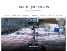 Tablet Screenshot of exotique-exports.com